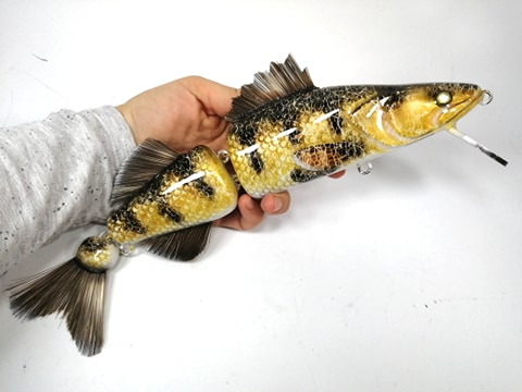 Mega Walleye Gold - Handmade Custom baits for Musky Fishing